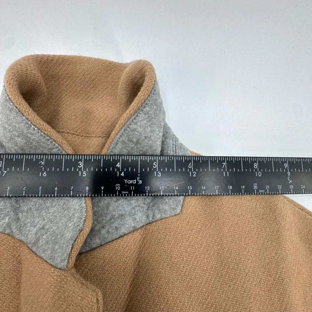 Everlane Cocoon Coat Women P Camel Tan‎ Wool Blend Oversized Long Jacket 43